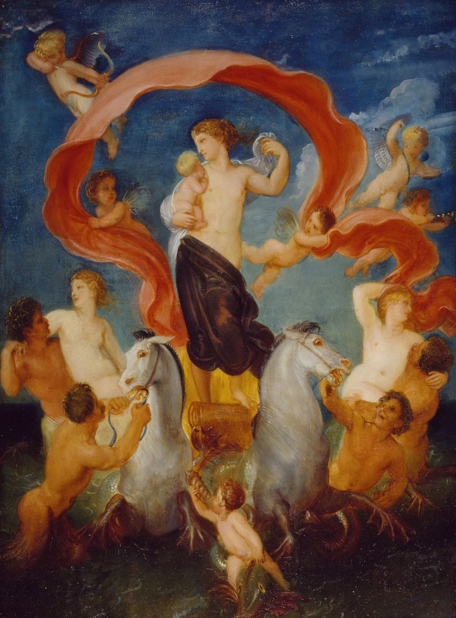 Amfitrit, 1775-1830. alkotó: Thomas Stothard