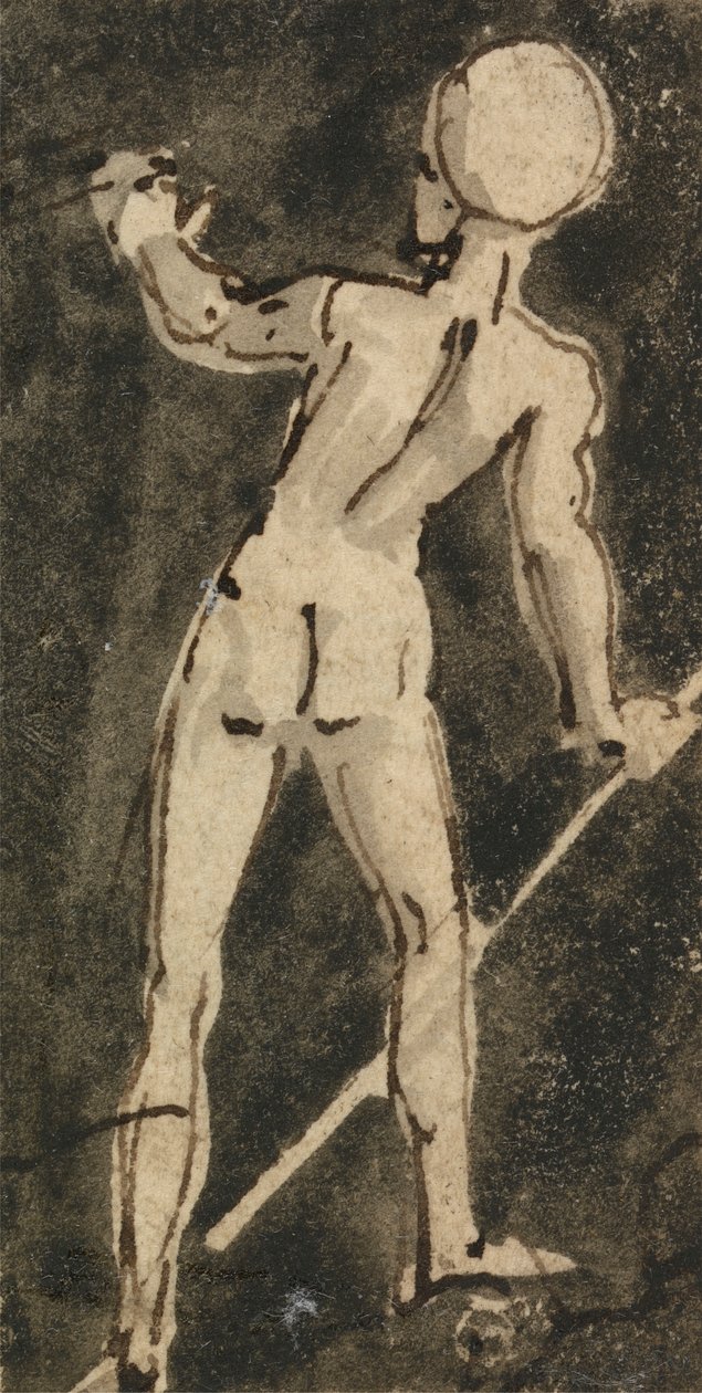 A meztelen alak hátoldala alkotó: Thomas Stothard