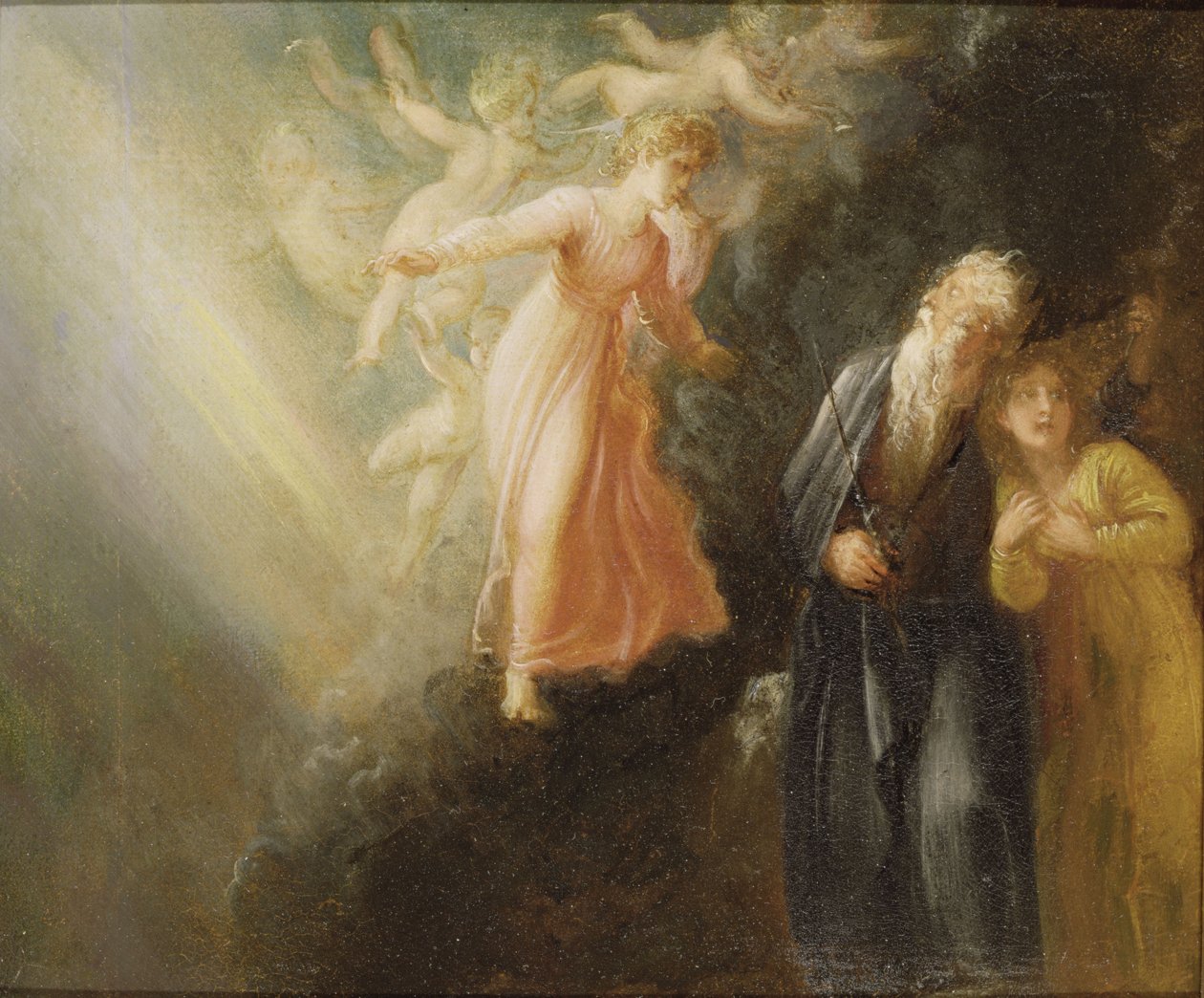 Prospero, Miranda és Ariel, a 