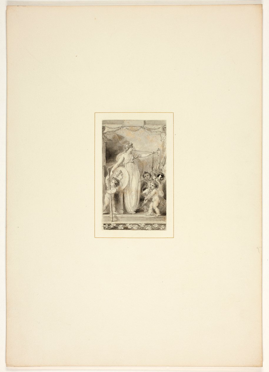 Tanulmány A feladat egyik táblájához alkotó: Thomas Stothard