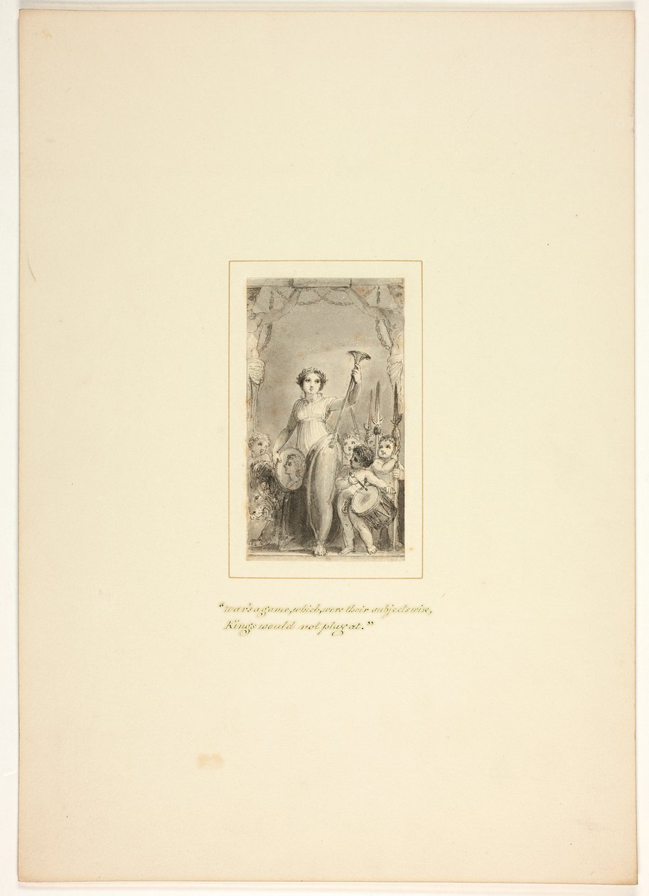 Tanulmány A feladat egyik táblájához alkotó: Thomas Stothard