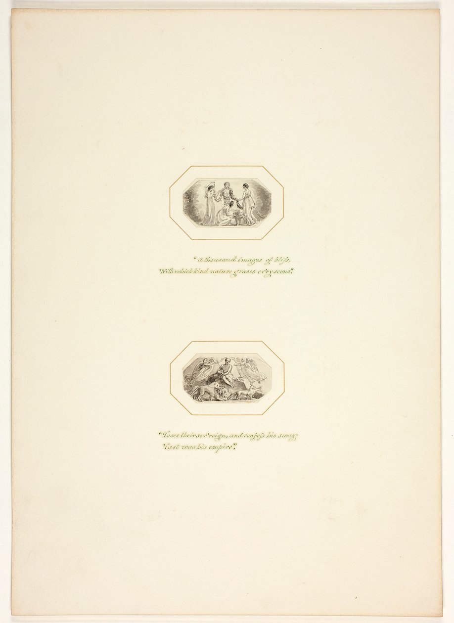 Tanulmány a The Task egyik táblájához alkotó: Thomas Stothard