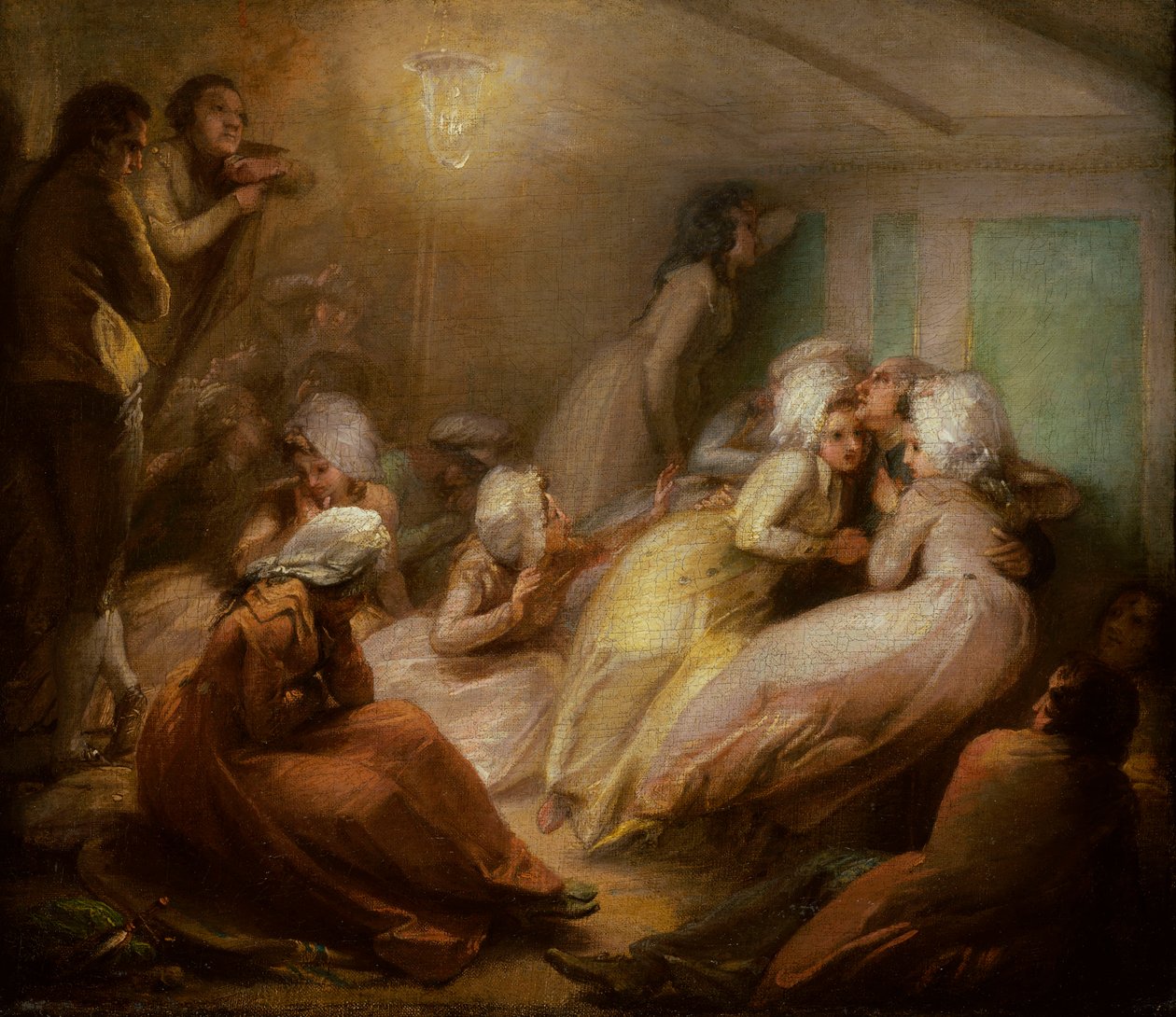 A "Halsewell", indián hajó roncsa, 1786 körül (olaj, vászon) alkotó: Thomas Stothard
