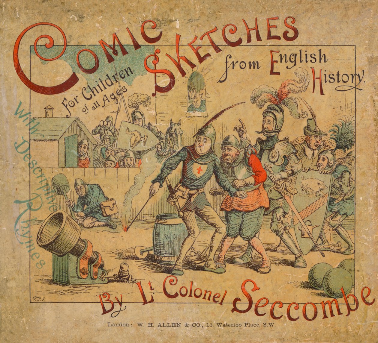 Comic Sketches from English History előlap, c1884 alkotó: Thomas Strong Seccombe