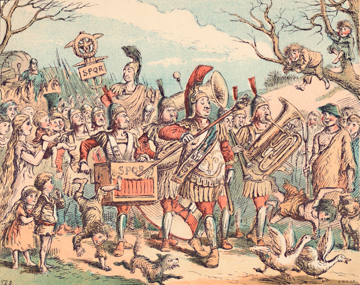 A rómaiak Nagy-Britanniában, 1884 alkotó: Thomas Strong Seccombe