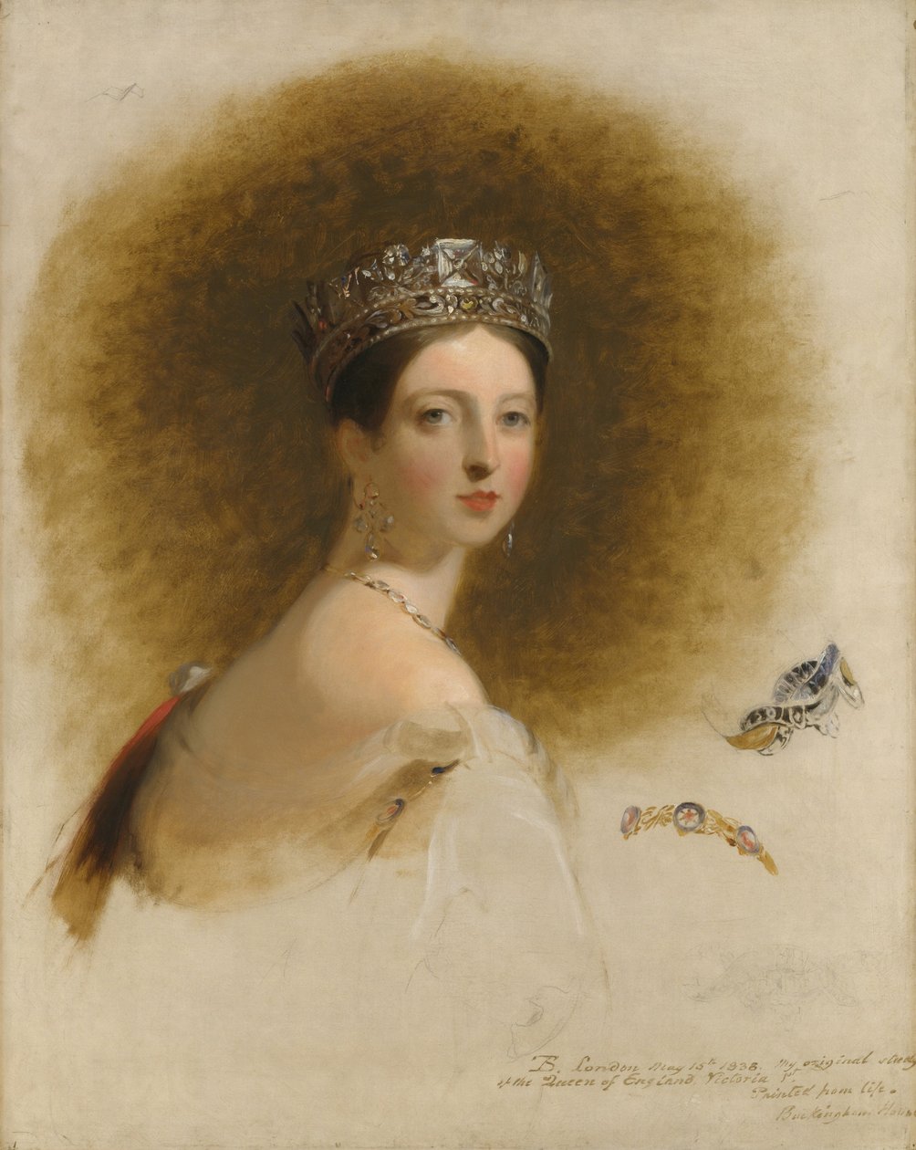 Viktória királynő portréja alkotó: Thomas Sully