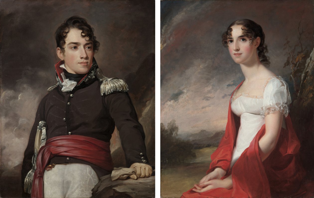 Jean Terford David és Mary Sicard David portréi alkotó: Thomas Sully