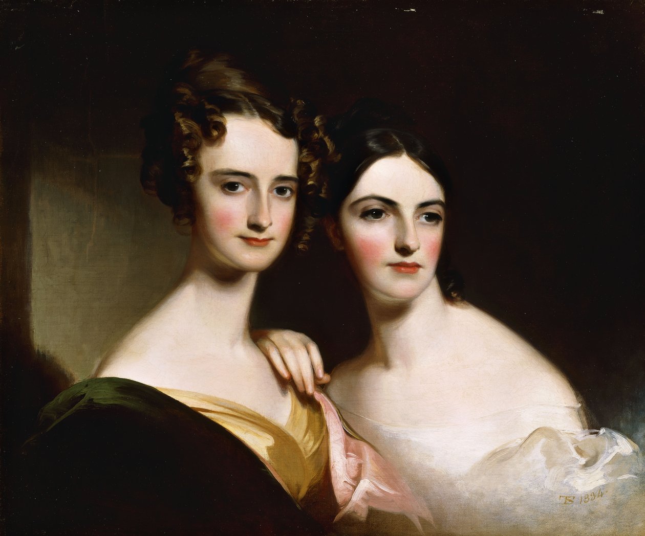 A Mc Ilvaine nővérek, 1834 alkotó: Thomas Sully