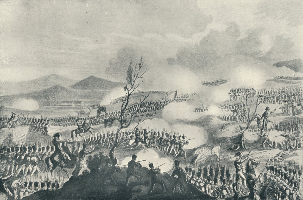 Nivelle-i csata, 1813. november 10., 1815. 1909. alkotó: Thomas Sutherland