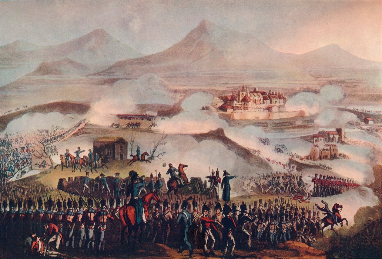 Toulouse-i csata, 1814. április 10., 1909. 19. század alkotó: Thomas Sutherland