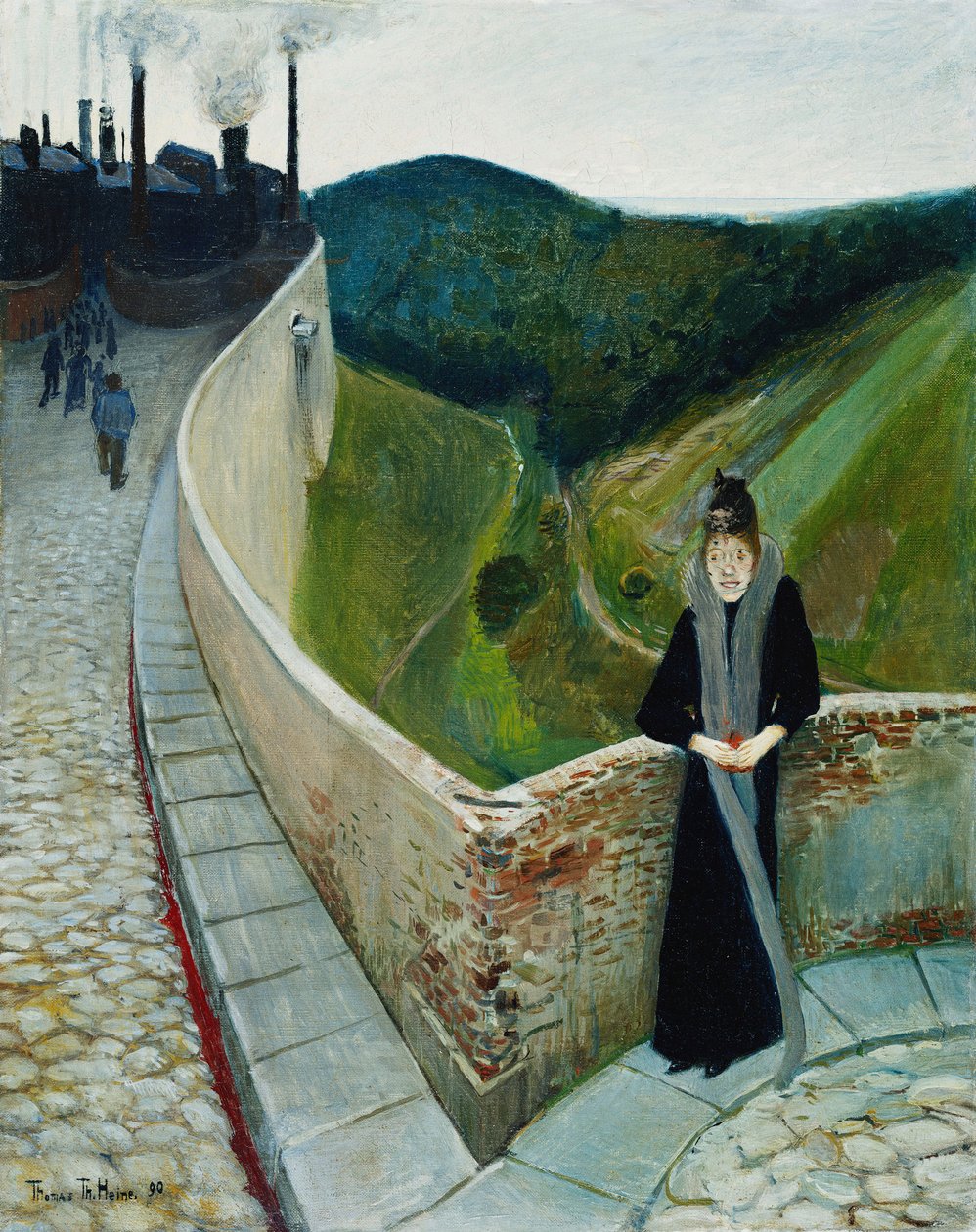 Napkelte előtt; Napkelte előtt alkotó: Thomas Theodor Heine