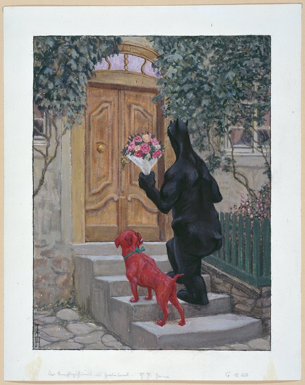 A Simplicissimus, mint gratuláló alkotó: Thomas Theodor Heine