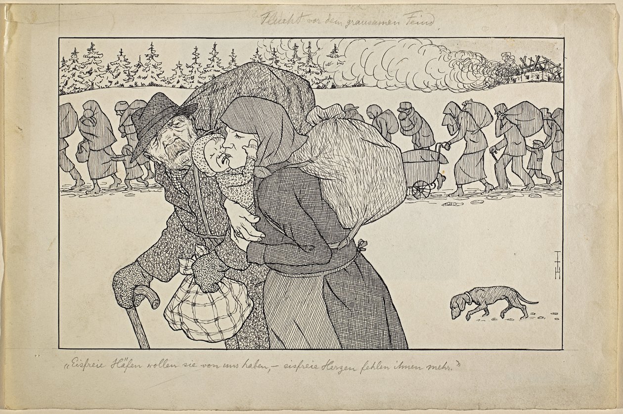 Menekülés a kegyetlen ellenség elől alkotó: Thomas Theodor Heine