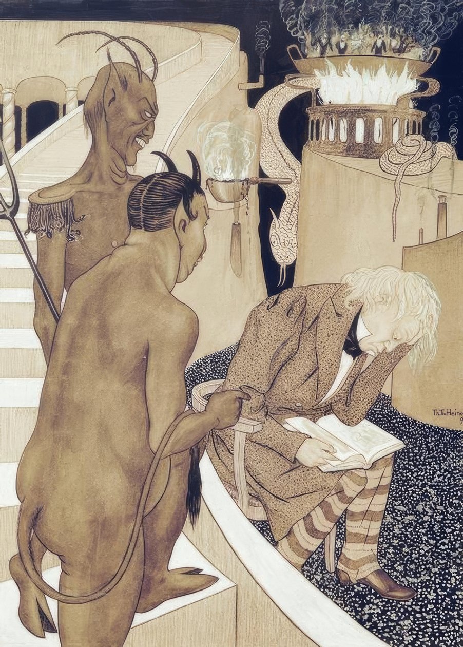 Höllen-Revision alkotó: Thomas Theodor Heine