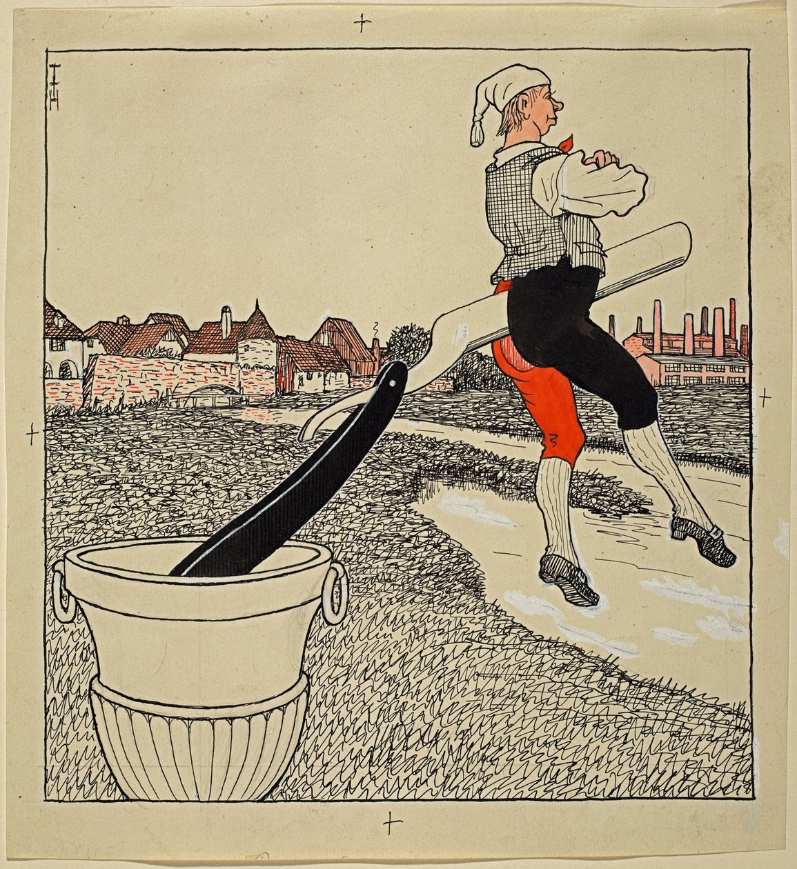 Tiszta válás, Simplicissimus XXV/9 alkotó: Thomas Theodor Heine