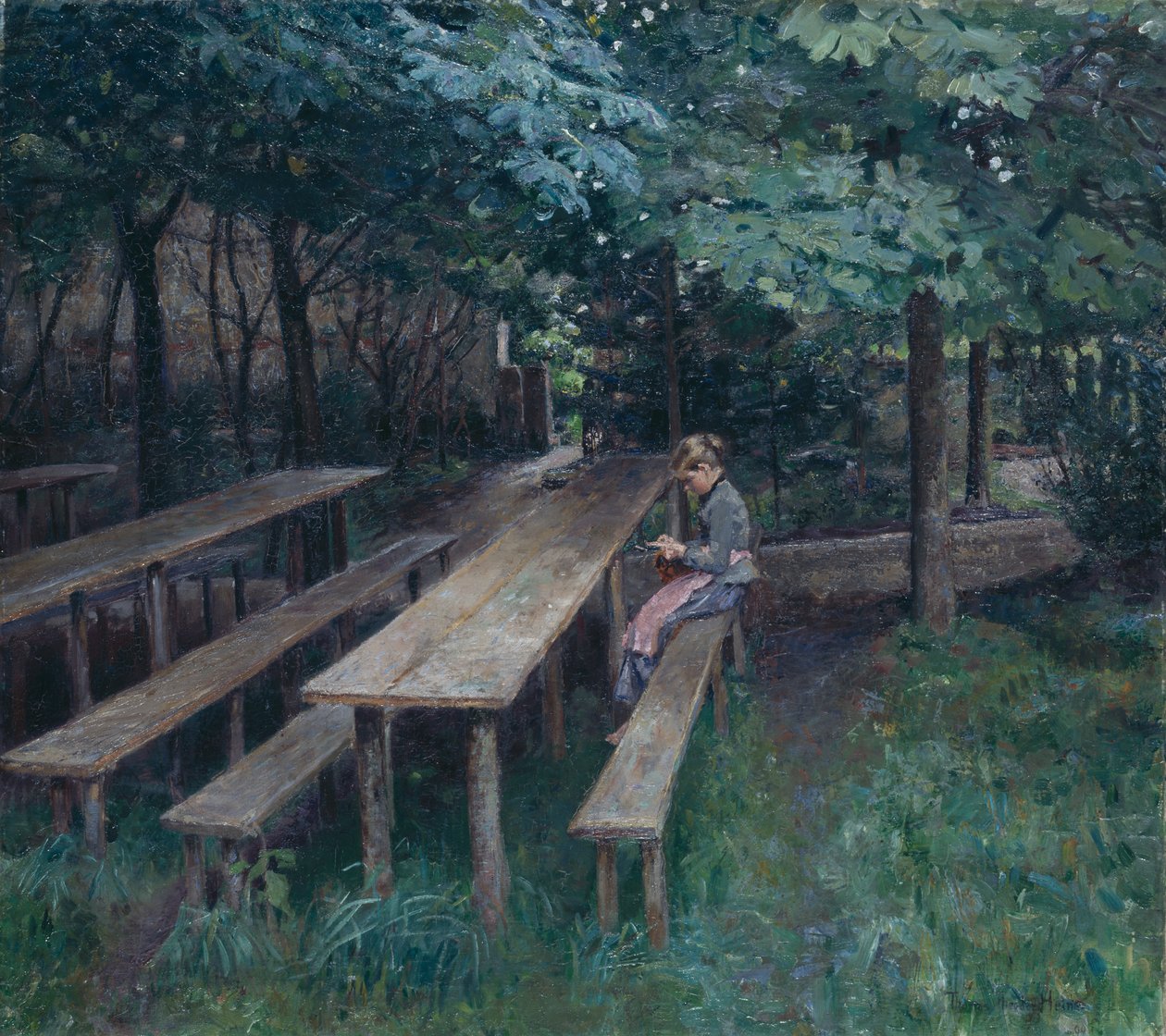Sörkert Dachau-ban alkotó: Thomas Theodor Heine