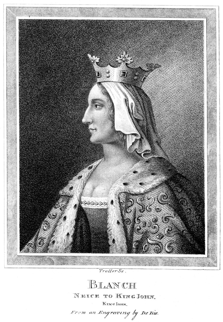 Kasztíliai Blanche 1188-1252, János király unokahúga. alkotó: Thomas Trotter