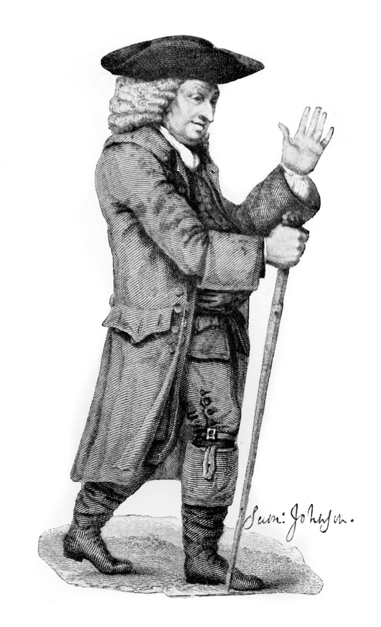 Dr. Johnson, angol irodalmi alak, 1912 alkotó: Thomas Trotter
