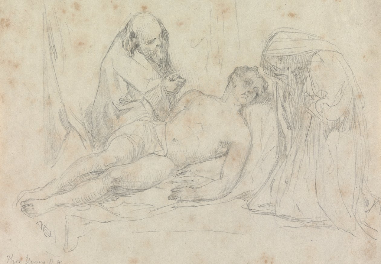 The Death of – William Etty R.A. alkotó: Thomas Uwins