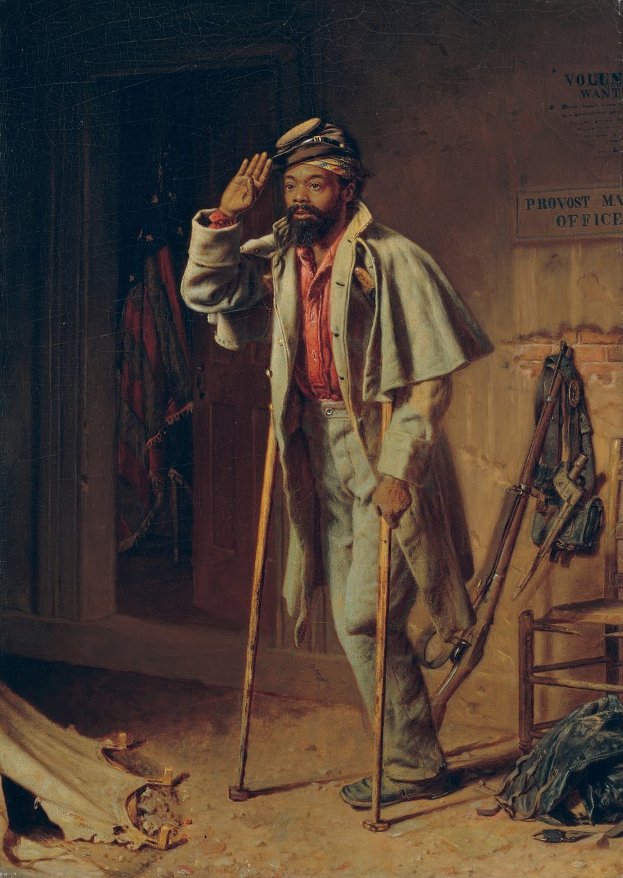 Egy kis háborútörténet: A veterán, 1866. alkotó: Thomas Waterman Wood