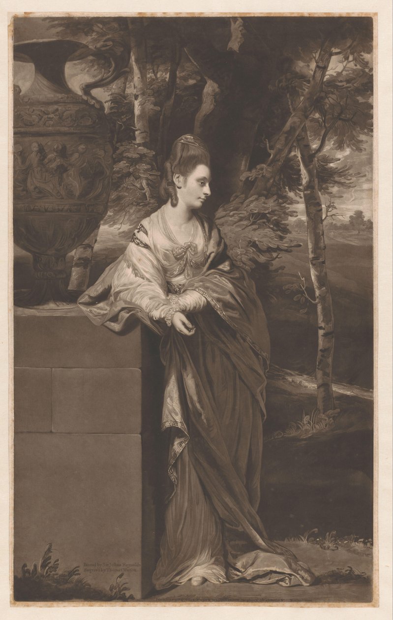 Theresa Parker portréja alkotó: Thomas Watson