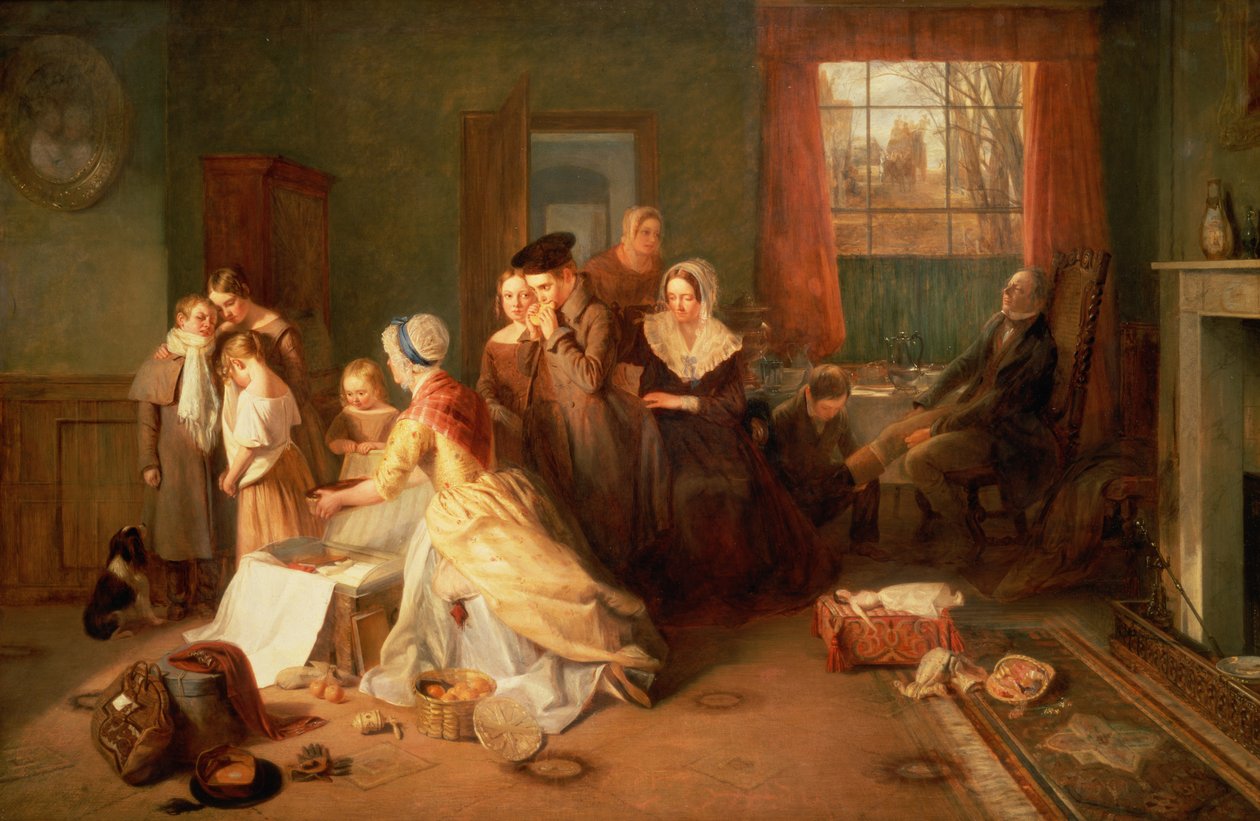 Iskolába járás, 1842 alkotó: Thomas Webster