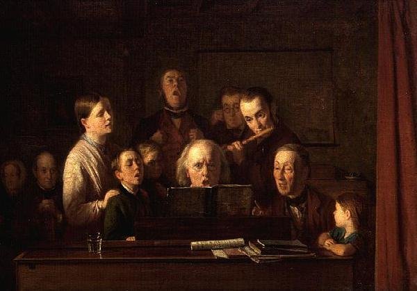 Gyakorlás falusi koncertre alkotó: Thomas Webster