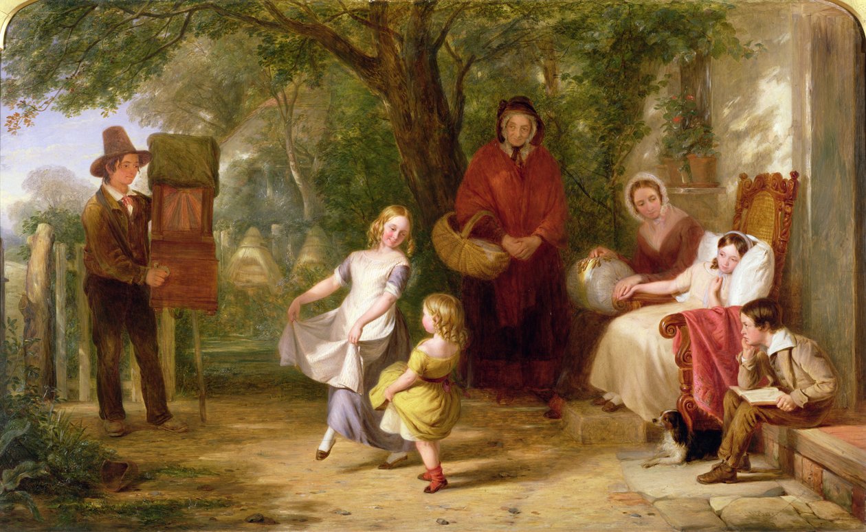 Betegség és egészség, 1843 alkotó: Thomas Webster