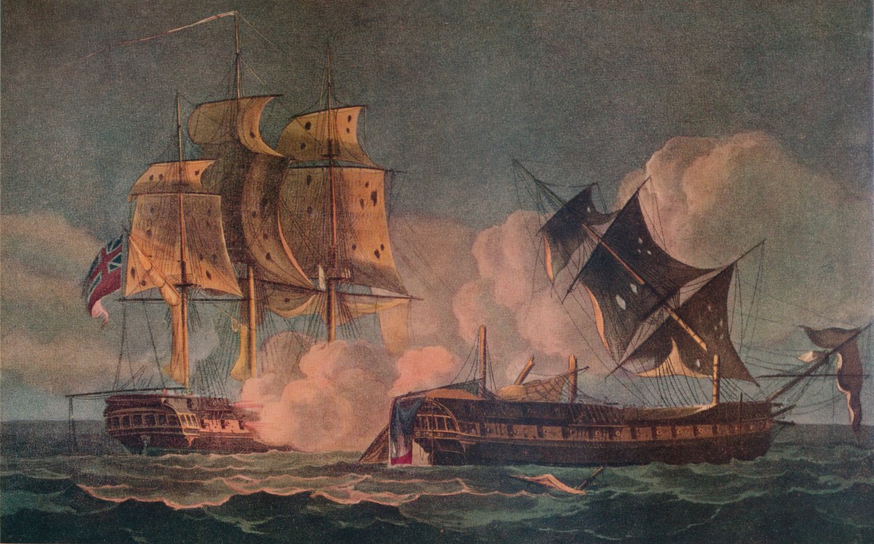A Forte elfoglalása, c1800 alkotó: Thomas Whitcombe
