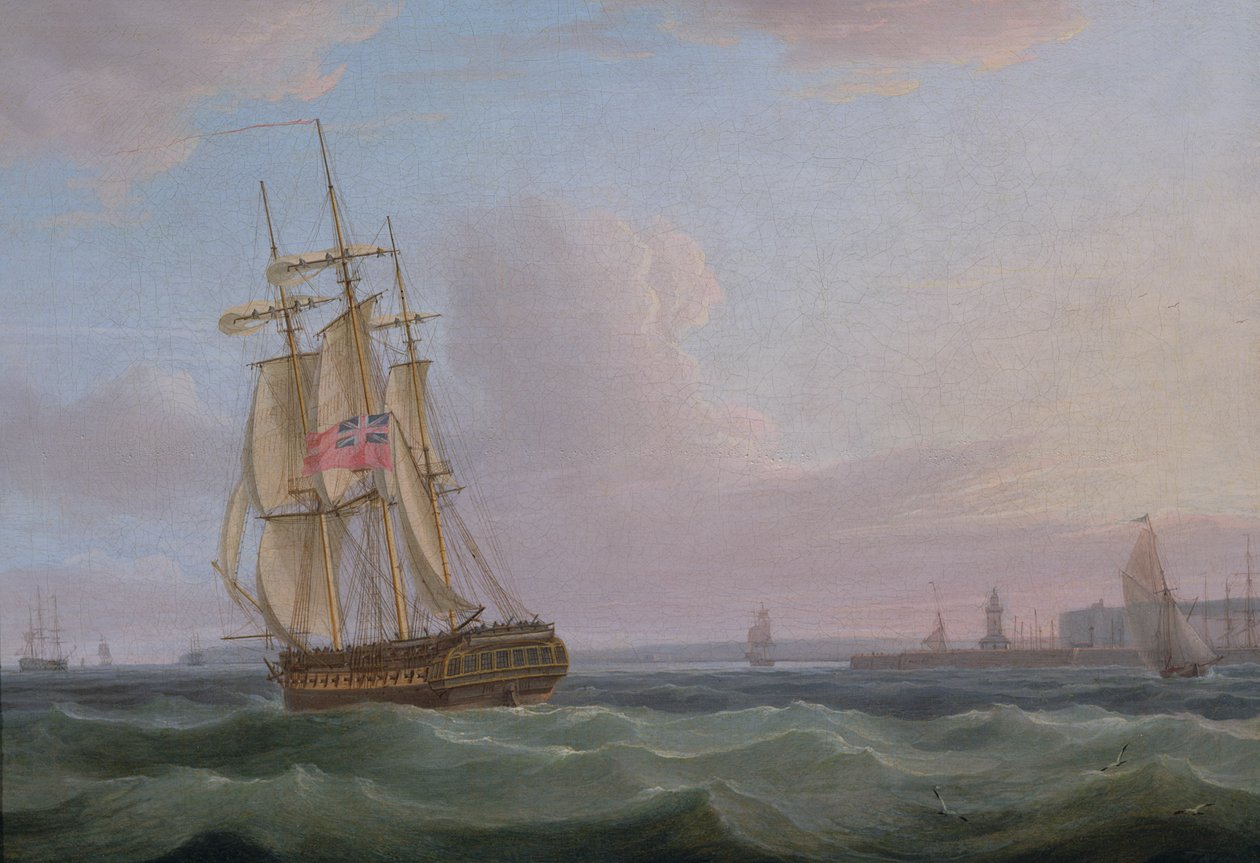 Kiszállítás Doverből, 1760 körül alkotó: Thomas Whitcombe