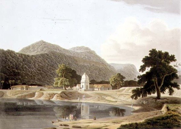 Ramgur, X. tábla az „Oriental Scenery” pub 6. részéből. 1804 (akvatinta) alkotó: Thomas und William Daniell