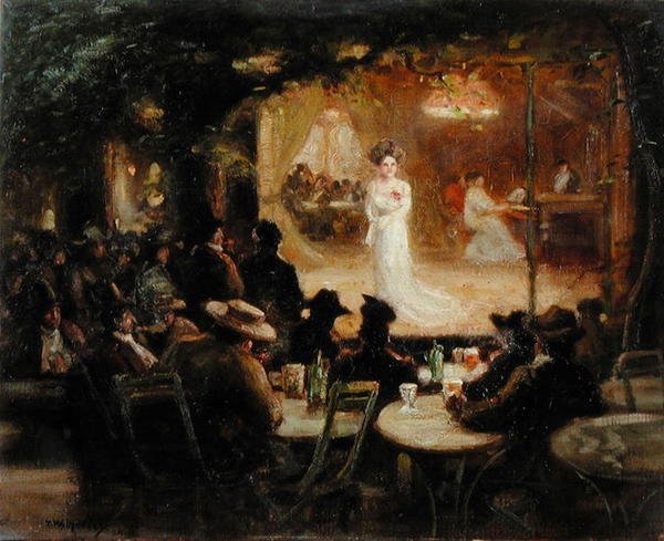 Szabadtéri koncert, Párizs alkotó: Thomas William Morley