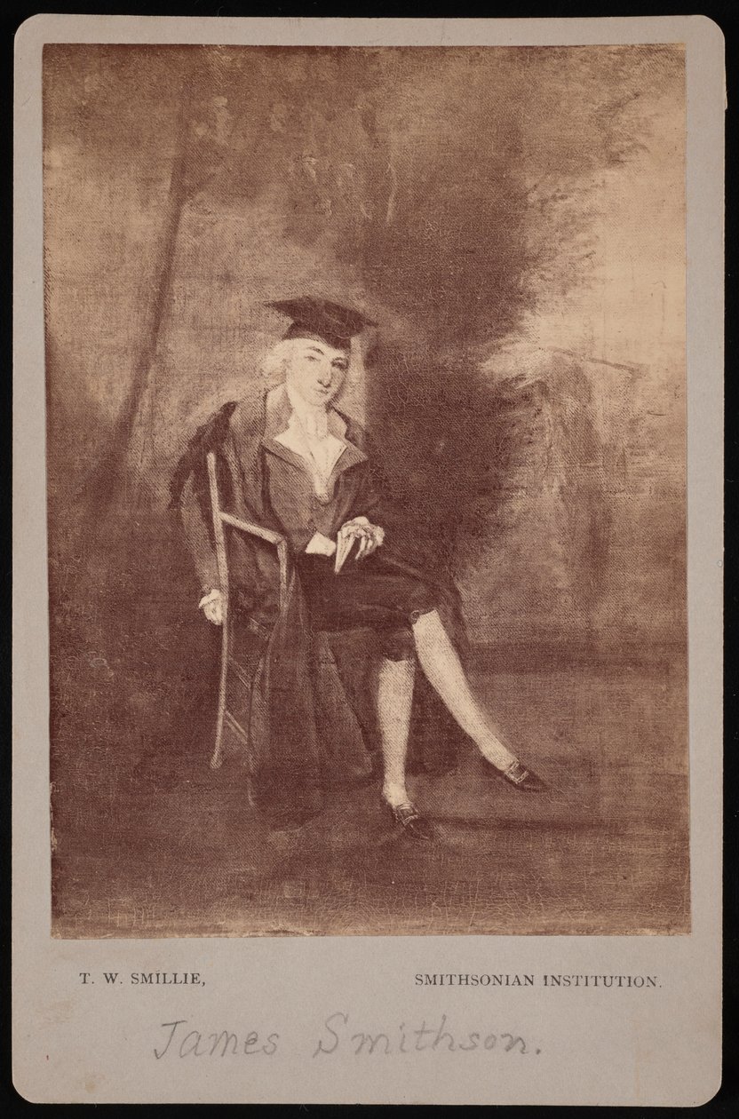 James Smithson portréja 1765-1829, 1786 fényképezett 1870-es évek. alkotó: Thomas William Smillie