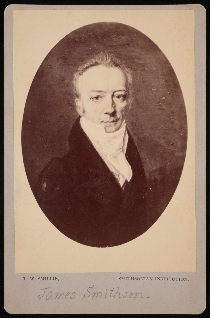 James Smithson portréja 1765-1829, 1816 fényképezett 1870-es évek. alkotó: Thomas William Smillie