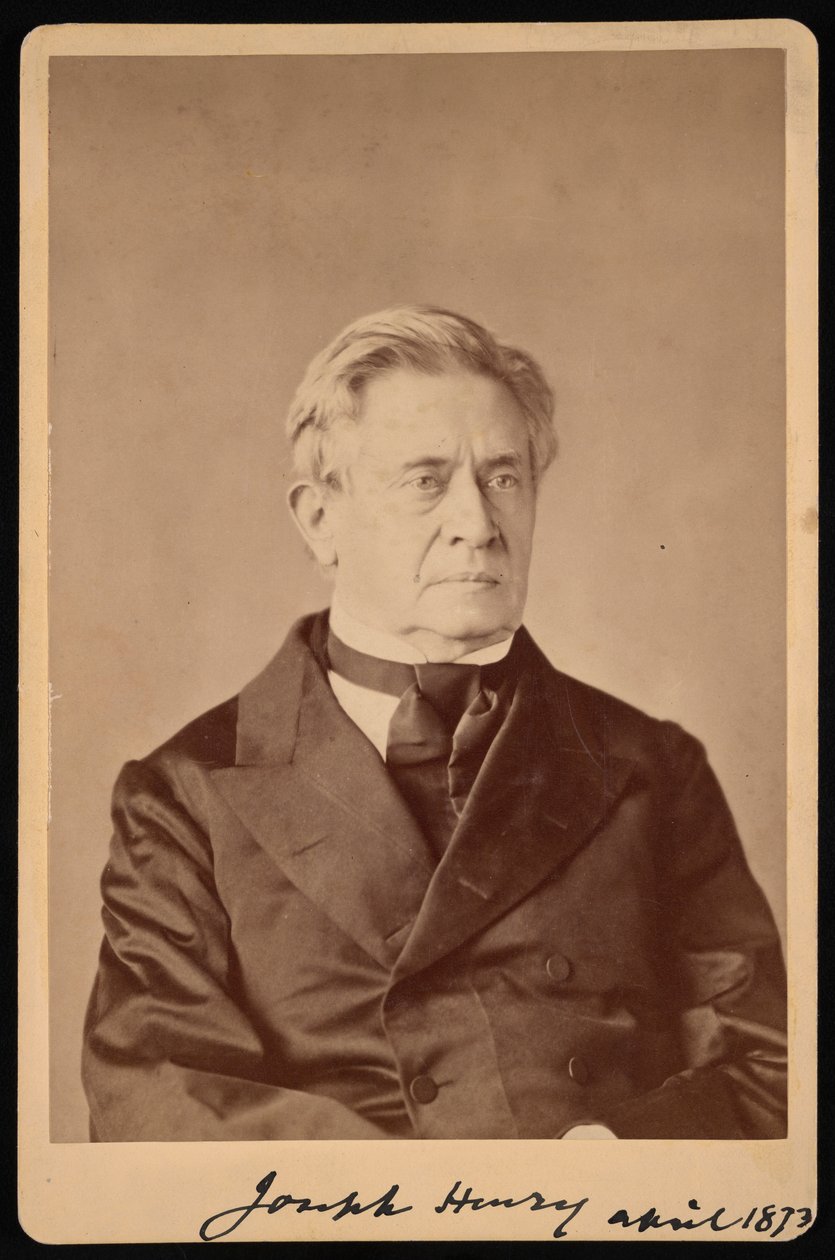 Joseph Henry portréja 1797-1878, 1873. április. alkotó: Thomas William Smillie