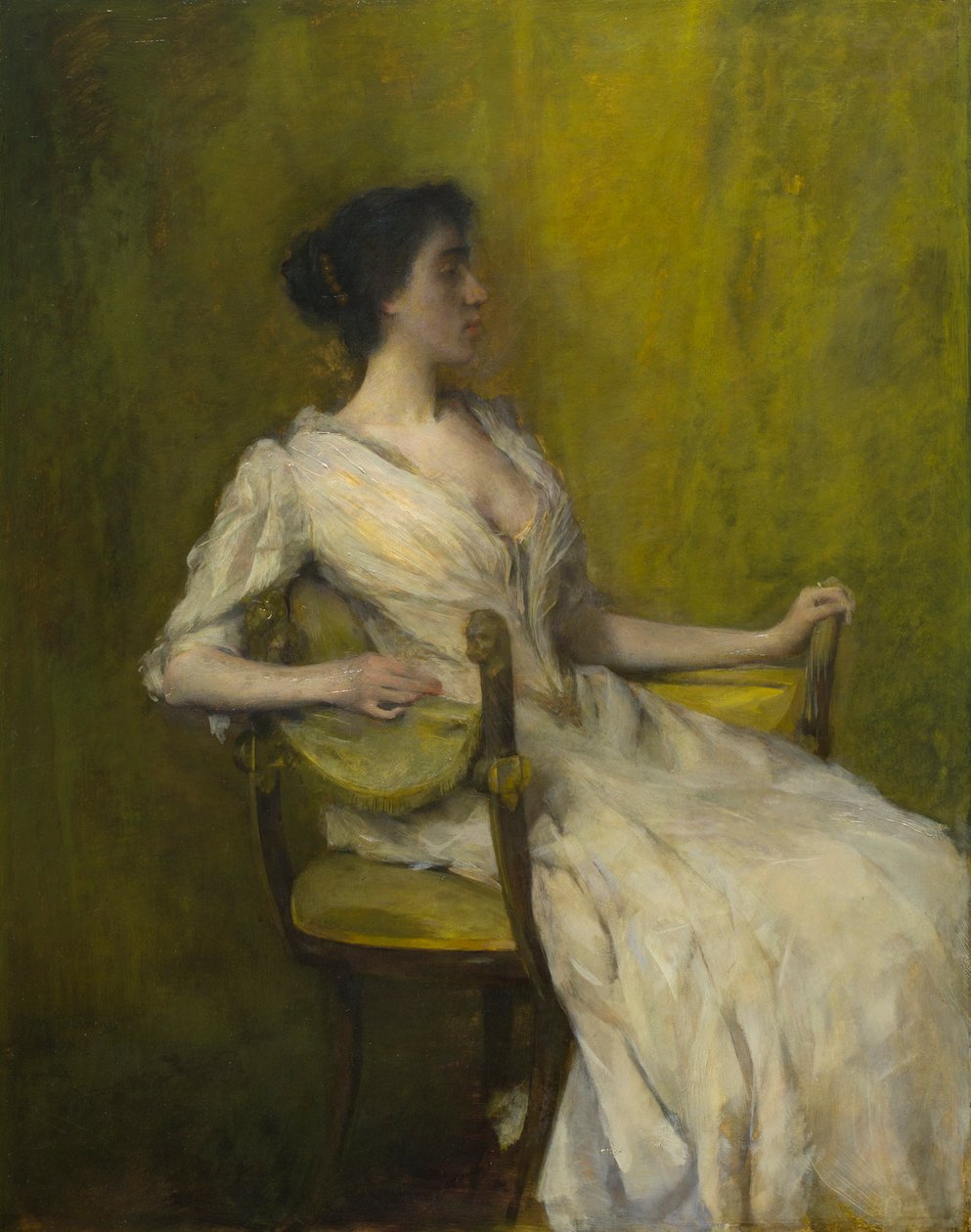Fehér ruhás hölgy alkotó: Thomas Wilmer Dewing