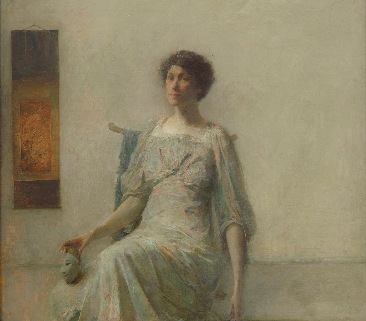 Maszkos hölgy, 1911 alkotó: Thomas Wilmer Dewing