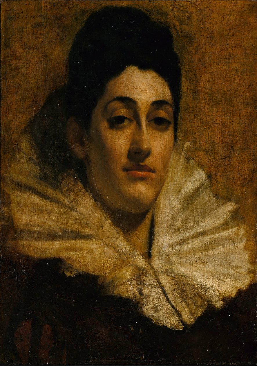 Frances C. Houston portréja alkotó: Thomas Wilmer Dewing