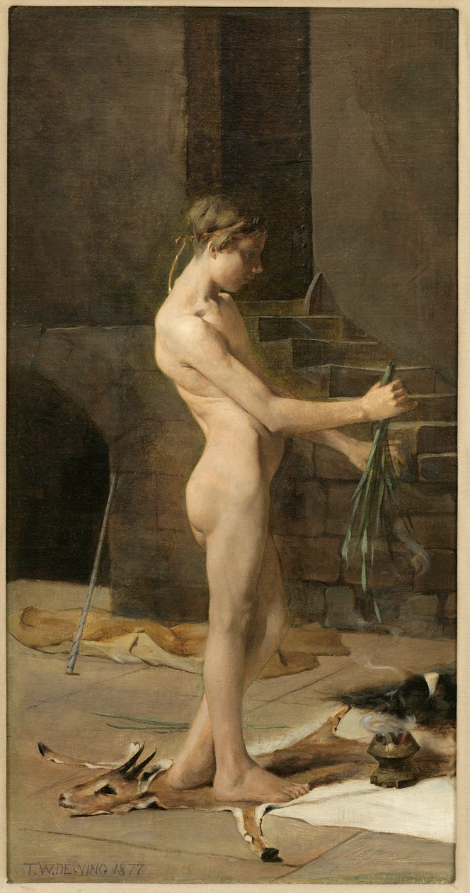 A varázslók rabszolgája, 1877 alkotó: Thomas Wilmer Dewing
