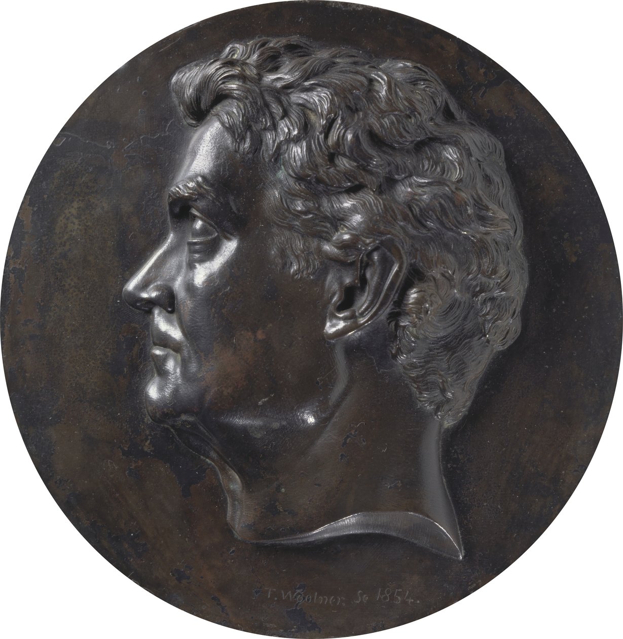William Charles Wentworth (1790-1872) 1854 (bronz) alkotó: Thomas Woolner