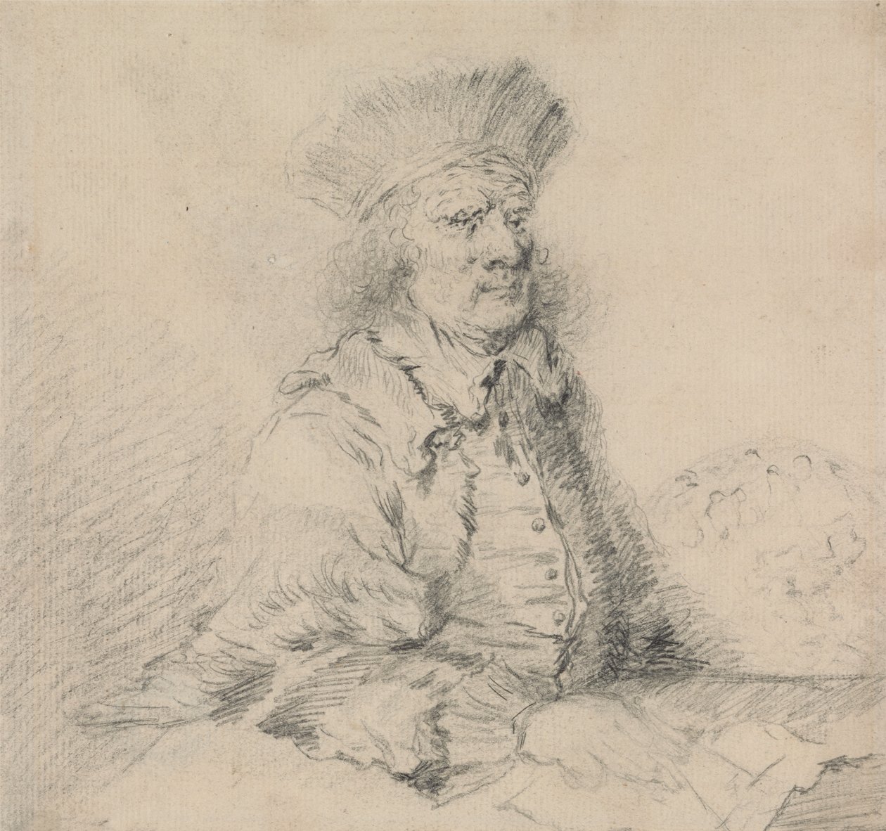 Rembrandt prémes sapkában alkotó: Thomas Worlidge