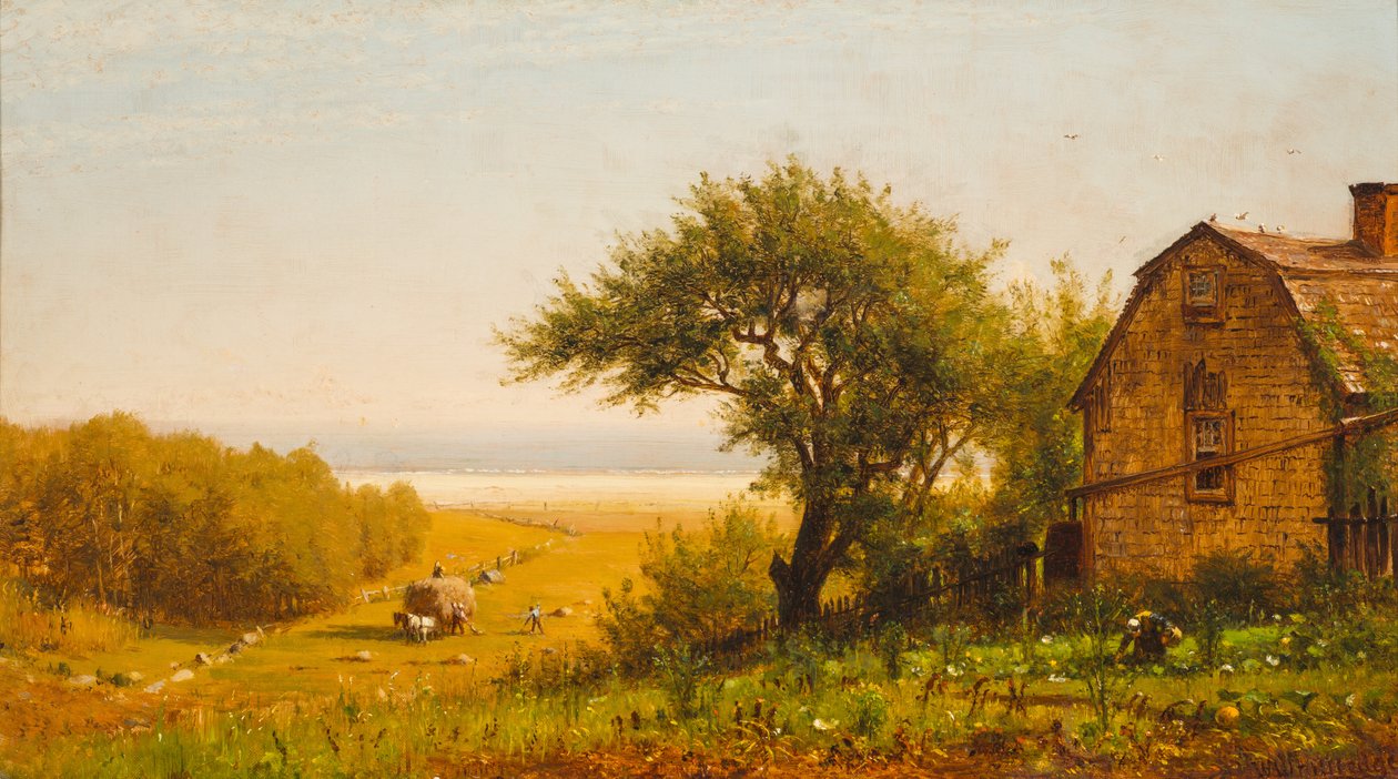 Otthon a tengerparton, 1872 körül alkotó: Thomas Worthington Whittredge