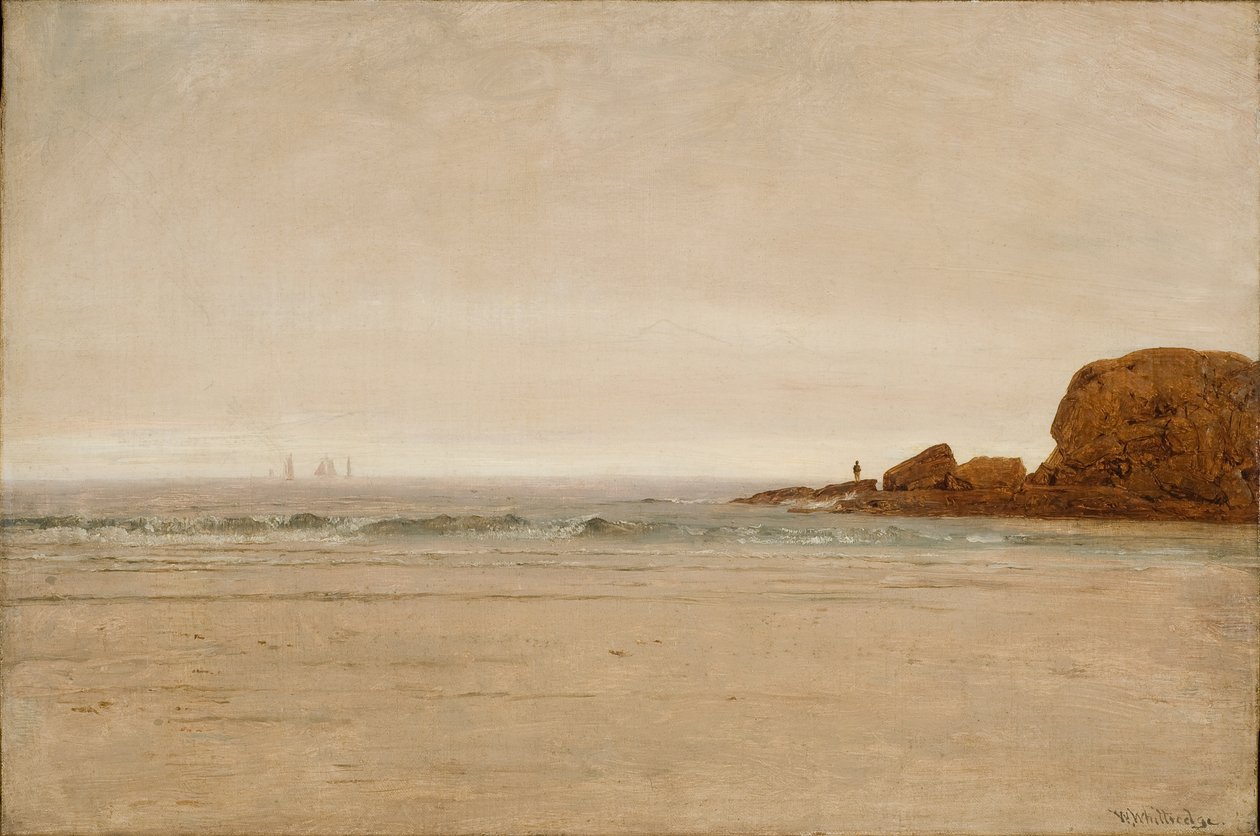 Strand és sziklák 1870 (Olaj, vászon) alkotó: Thomas Worthington Whittredge