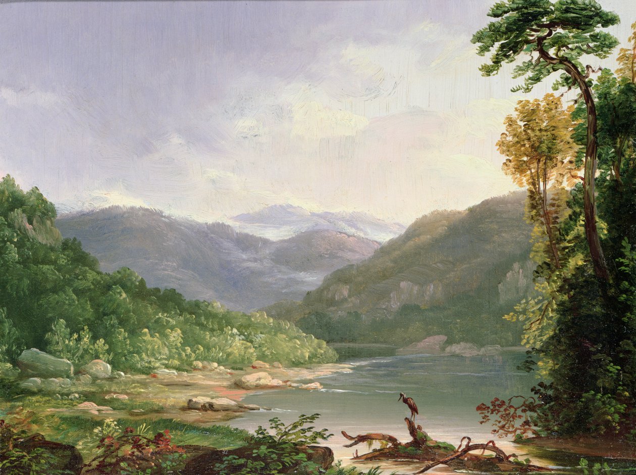 Kentucky folyó, a Dic folyó közelében alkotó: Thomas Worthington Whittredge