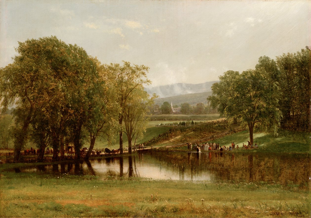 A keresztség alkotó: Thomas Worthington Whittredge