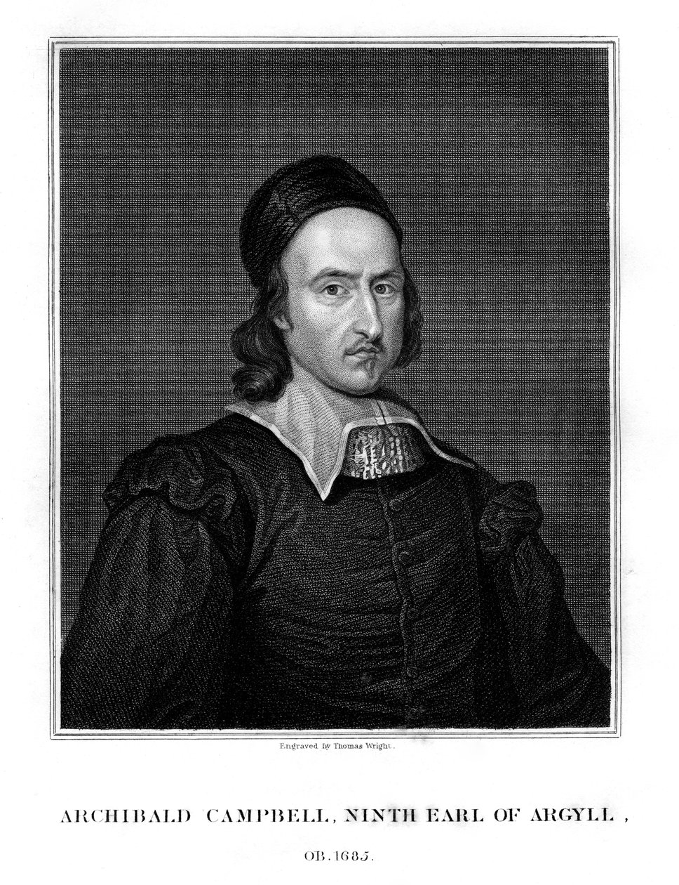 Archibald Campbell, Argyll 9. grófja, államférfi, 1828. alkotó: Thomas Wright