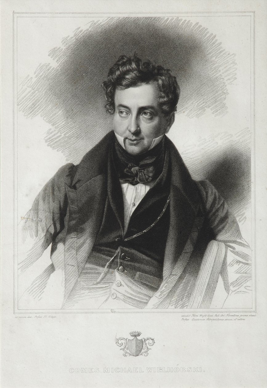Mihail Jurijevics Vilegorszkij gróf portréja 1788-1856, 1830-as évek eleje alkotó: Thomas Wright