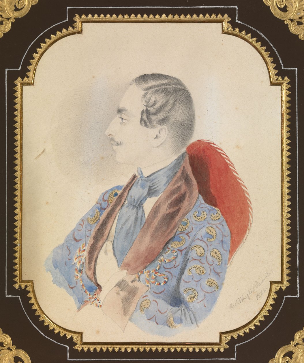 Ilja Mihajlovics Miklashevszkij portréja, 1844 alkotó: Thomas Wright