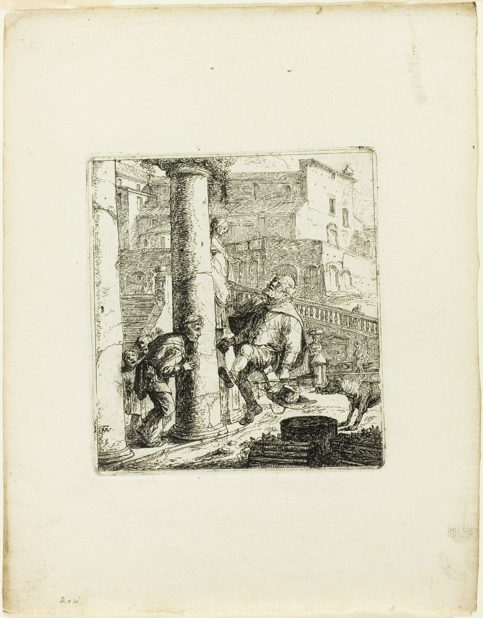 A Lazarillo által becsapott vak koldus alkotó: Thomas Wyck