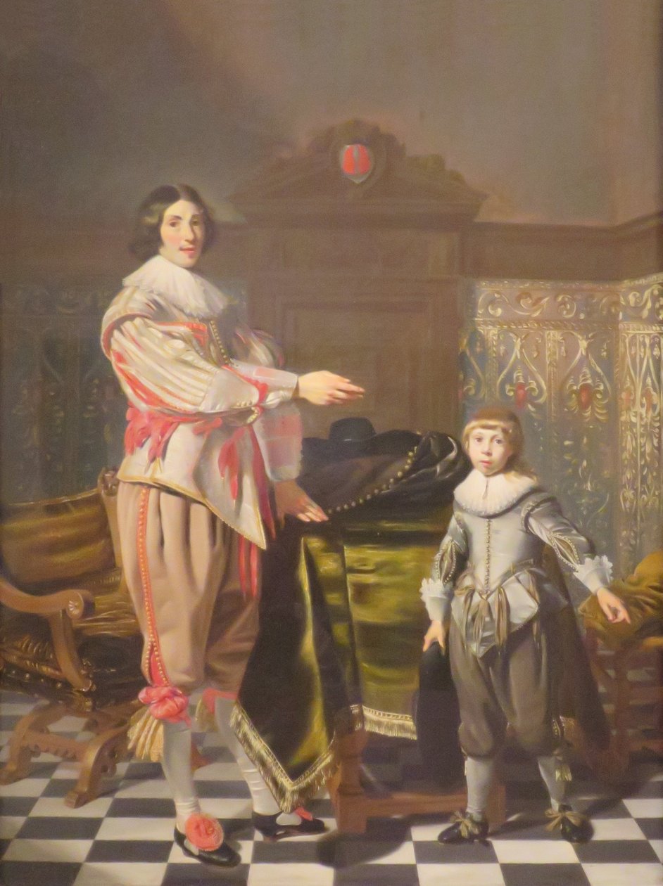 Egy apa és fia portréja alkotó: Thomas de Keyser